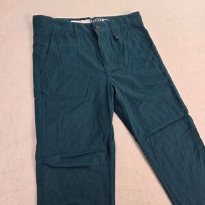 Shaun White Men Size 14 Skinny‎ Chino Pants Teal Blue Excellent Cotton Skate